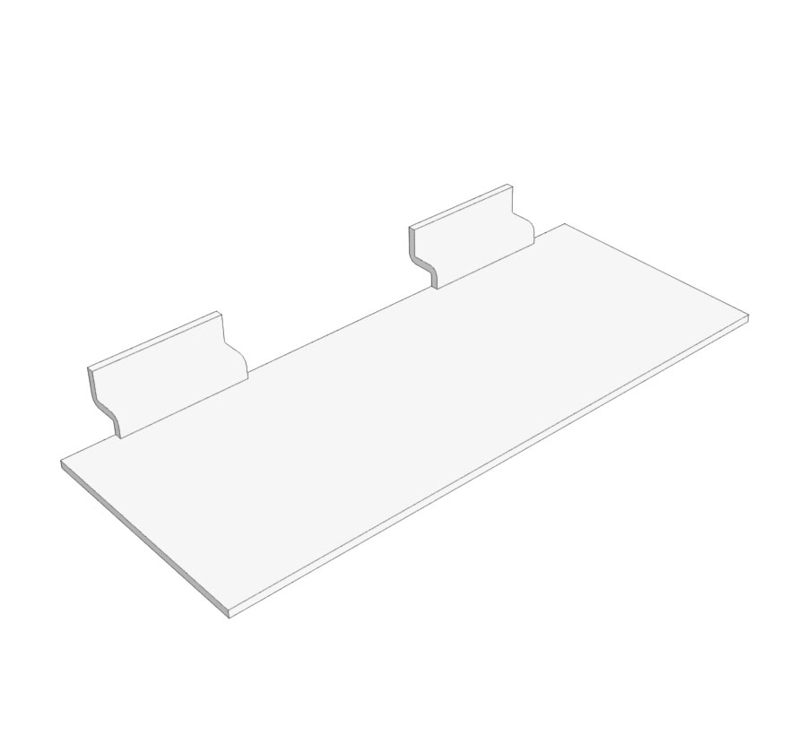 Slotwall Flat Shoe Shelf Lozier